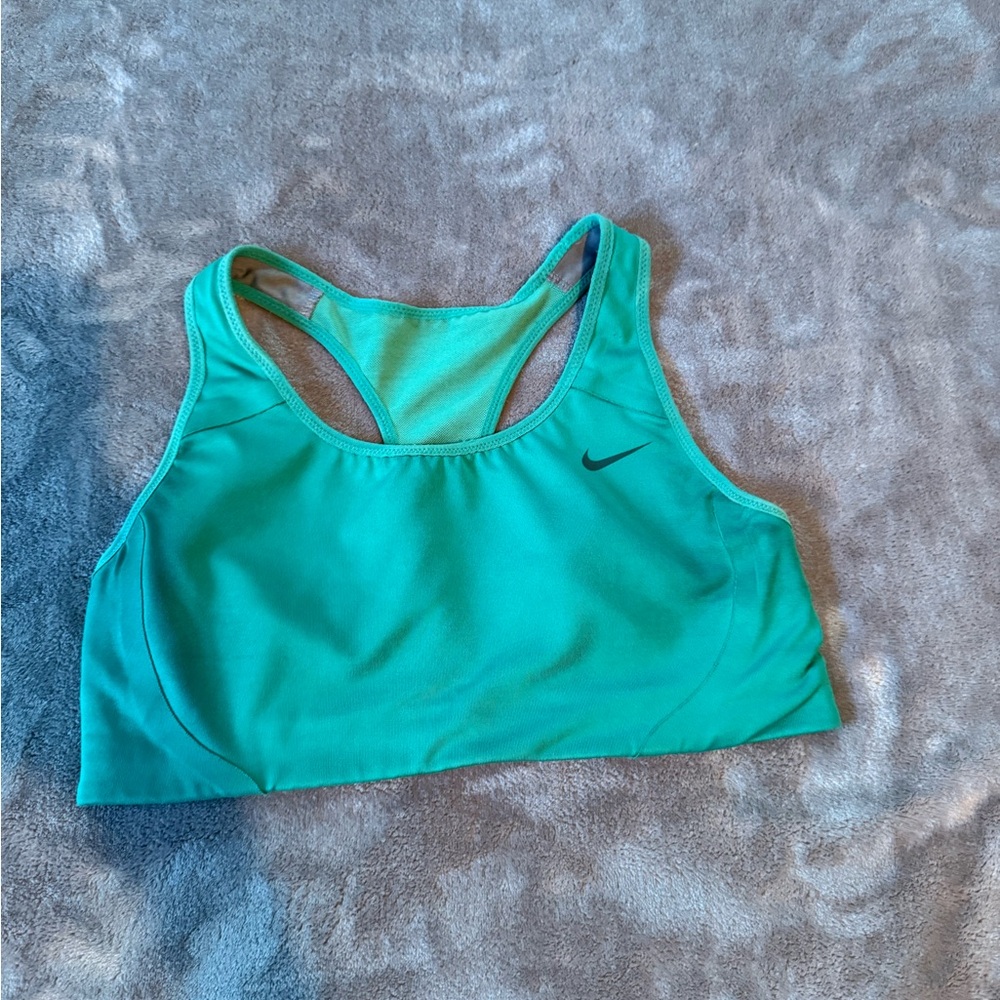 Nike Women's Teal Sports Bra size small